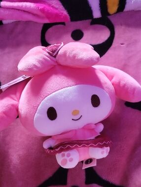 Sanrio My Melody Plush in Pink and White Valentines